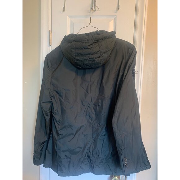Banana Republic Mens Green Blazer/Field Jacket W/Hood Vest - Picture 11 of 12